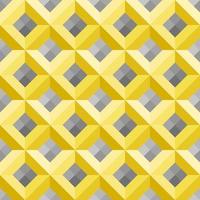 Yellow Square Hole Diamond Shape Seamless Background vector