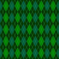 green seamless geometric pattern with argyle Background vector