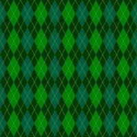 green seamless geometric pattern with argyle Background vector