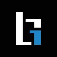 logotipo moderno del monograma de la letra lg vector