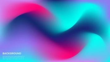 Vivid blurred gradient background vector