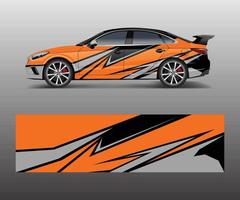 abstract stripe for racing car wrap, sticker, and decal design vector. vector