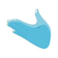 hand flat icon vector