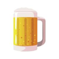 jarra de cerveza, bebida vector