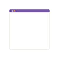 empty website icon vector