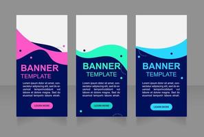 Educational summer camp for kids web banner design template. Vector flyer with text space. Advertising placard with customized copyspace. Printable poster for advertising