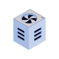 computer storage tower vector