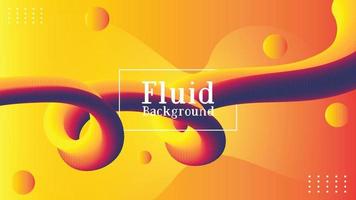 Abstract Fluid Background Design vector