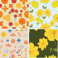 Flower Pattern Design vector