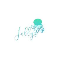 Jellyfish Logo Icon Design Inspiration vector