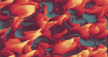 4K Dark Orange Gradient Color Generative Art Background With 3D Abstract Fluid Shape photo