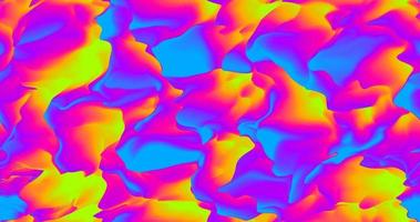 4K Trippy Gradient Color Generative Art Background With 3D Abstract Fluid Shape photo