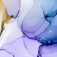 Marble ink abstract art from exquisite original painting for abstract background. Painting was painted on high quality paper texture to create smooth marble background pattern of ombre alcohol ink photo