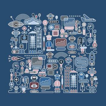 Artificial Intellegence AI Design vector