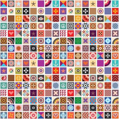 Abstract patterns seamless wallpaper