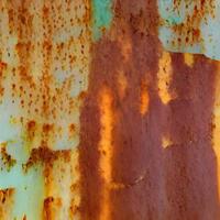 corroded metal rusty wall plate photo