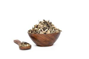 dry seed of Abutilon indicum or Atibala Panchang in bowl photo