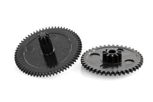 black gear plastic wheel photo