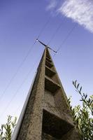Cement electrical tower photo