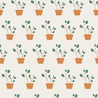 vase seamless pattern. Suitable for clothing, fabric, textile, wrapping, wallpaper vector