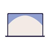 laptop computer icon vector
