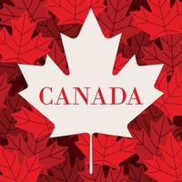 Canada Day poster vector