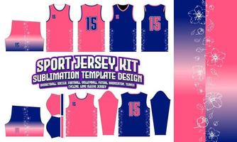 Sport Jersey Washington Wizards Printing Design pattern Sublimation Soccer Football Badminton vector