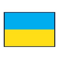 flag of ukraine vector
