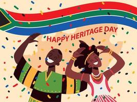 people Heritage Day Africa vector