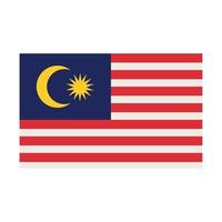 malaysia flag national vector