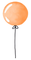 Watercolor Balloon for birthday png