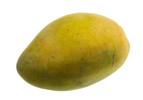 Ripe Mango on white background photo