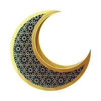 arabic half moon vector