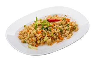 Vegetarian fried rice photo