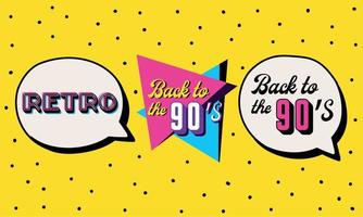 back to the 90s text vector