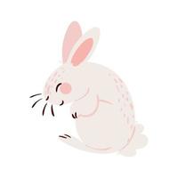 cute rabbit icon vector