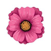 flower nature icon vector