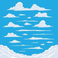 vector cloud shapes collection