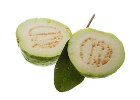 Guava on white background photo