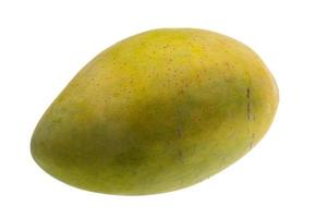 Ripe Mango on white background photo