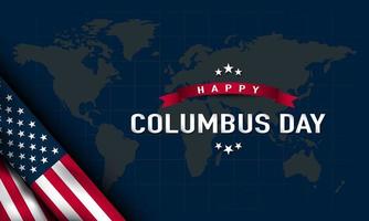 Columbus Day Background Design. Vector Illustration.