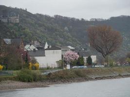 the river rhine in germany photo