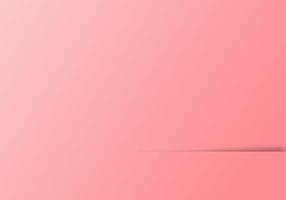 fondo rosa vacío abstracto con base blanca para publicidad, anuncios cosméticos, escaparate, presentación, sitio web, banner, crema, moda con espacio para copiar texto vector