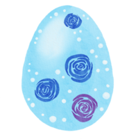 easter egg watercolor painted png