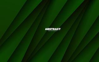 Abstract overlap layer green colour papercut background vector