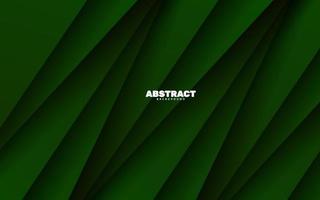 Abstract overlap layer green colour papercut background vector