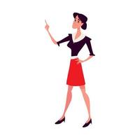 business woman character vector