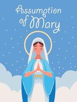 Assumption of Mary text vector