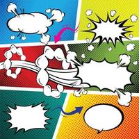 comic sound effect speech bubble pop art. vector