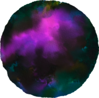 vattenfärg galax målning png